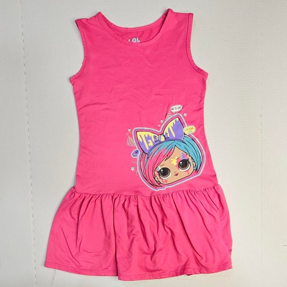 LOL pink‎ dress girls size 6x